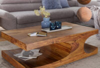Finebuy Couchtisch Massiv-Holz 120 Cm Breit Wohnzimmer-Tisch for Wohnzimmertisch Holz